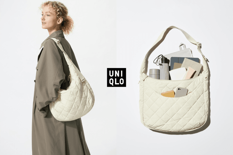 UNIQLO’s viral bag just got bigger: the new Embossed Padded Shoulder Bag makes every day easier