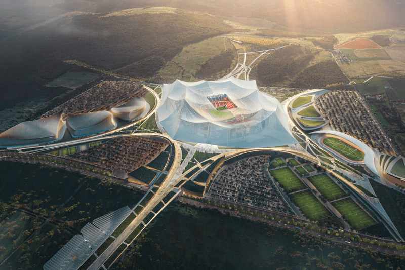 The World Cup has just wrapped up! Morocco’s 2030 home stadium design is officially revealed, and the world’s largest soccer stadium is about to be born