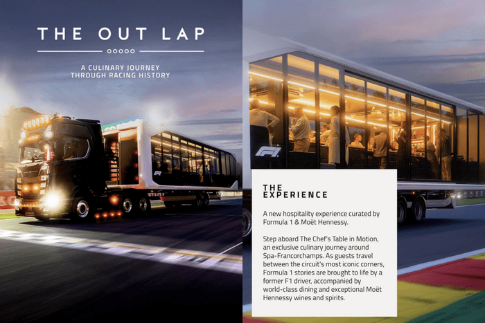 The most luxurious F1 experience is here: LVMH launches 12-seat mobile Michelin restaurant The Out Lap