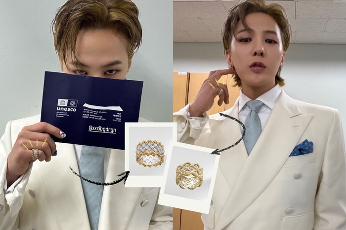 G-Dragon attends UNESCO in Busan, and these two Buccellati diamond rings are going viral