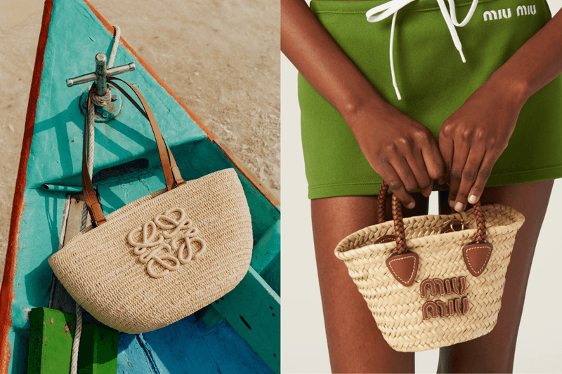 Want to get a timeless spring-summer handbag? Save this list first: LOEWE, Miu Miu… 10+ luxury woven bags to check out!