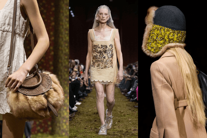 #PFW: Are the zigzag headbands from our school days back? The Miu Miu girl grows up but stays free and rebellious!