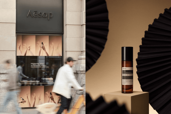 Buzz is building on Threads as Aesop’s first hand serum debuts, turning soft, glowing hands into a daily ritual