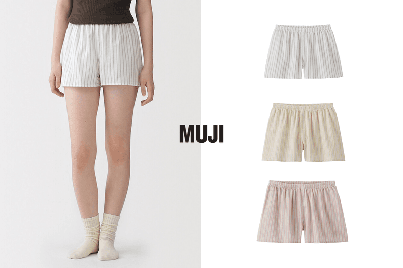 So popular they’re sold out: MUJI boxer shorts, the “just-right comfy” piece you’ll want to wear every day