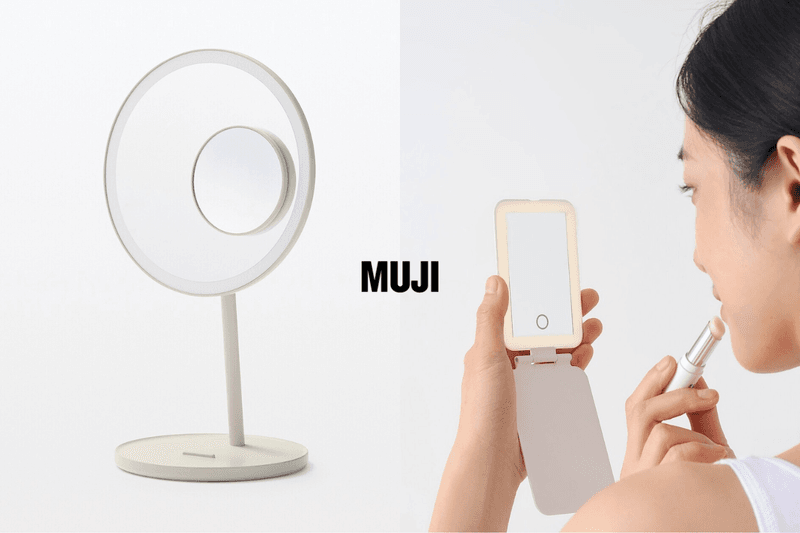 Why are Japanese girls all rushing to get this? The MUJI makeup mirror that sold out in Japan makes even everyday makeup feel more luxurious
