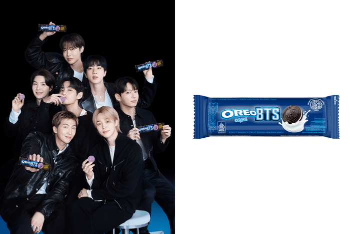 OREO × BTS collaboration cookies: purple cookies and hotteok-style brown sugar filling, Taiwan release details revealed!