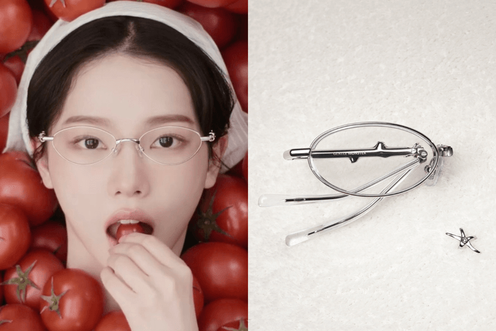 Karina wears surreal veggie aesthetics? Gentle Monster turns folding glasses into the quirkiest chic accessory!