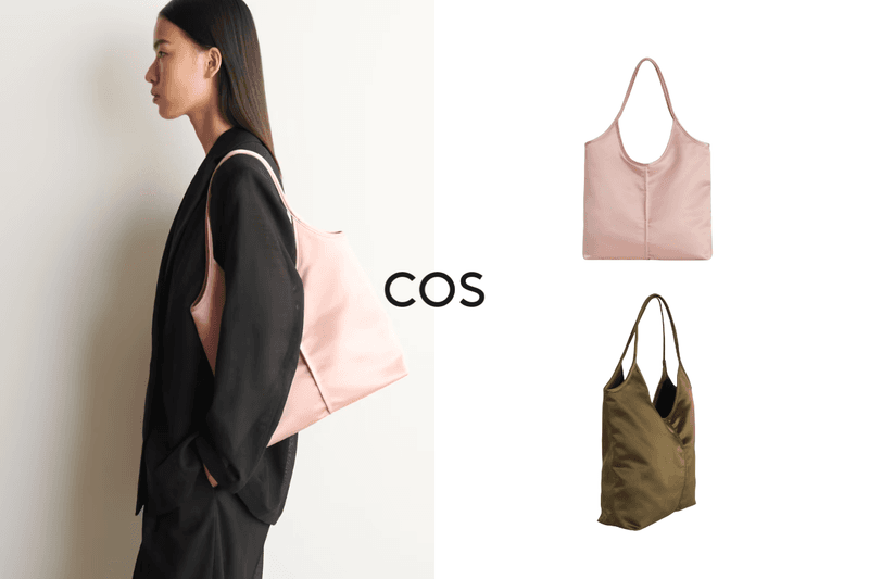Will this be the next it-bag? COS launches the Sculpted Tote Bag, reinventing the tote in ballet-pink satin