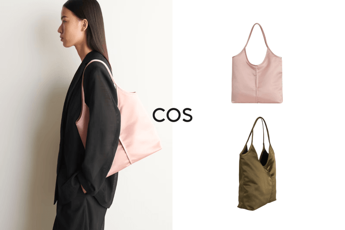 Will this be the next it-bag? COS launches the Sculpted Tote Bag, reinventing the tote in ballet-pink satin
