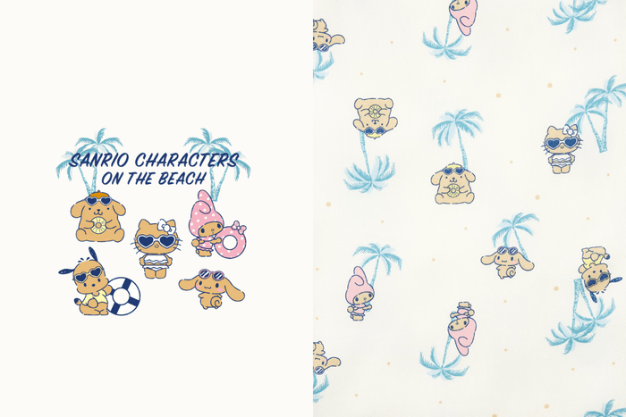 UNIQLO Japan’s tanned Sanrio series is almost too much: classic characters take on a sunny island vibe, making this summer collab impossible to resist
