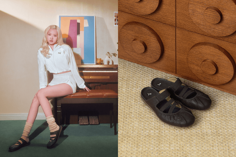 ROSÉ wears the PUMA SPEEDCAT MULE, giving low-profile shoes a laid-back, luxe vibe