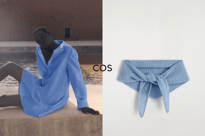 From deep sea blue to misty light blue: COS’s new blues write the quietest yet most refined everyday looks