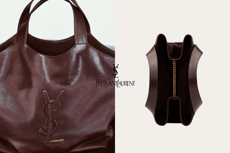 Saint Laurent makes the Icare even more minimal: stylish girls have their eyes on it, is the tonal leather big logo actually more timeless and classic?