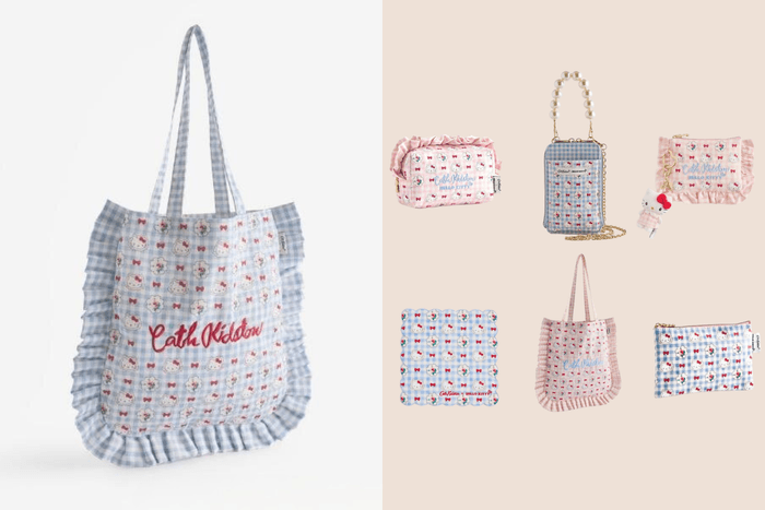 Cath Kidston × Hello Kitty second drop will have you spending: florals, gingham, ruffles... turning girly vibes into everyday bags!