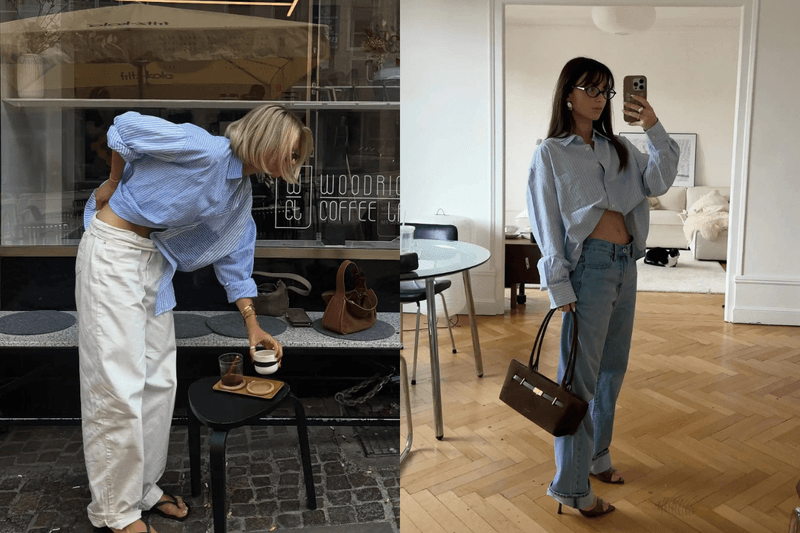 Key pieces for this spring and summer: more effortless than a white shirt, a single blue shirt can instantly elevate your look