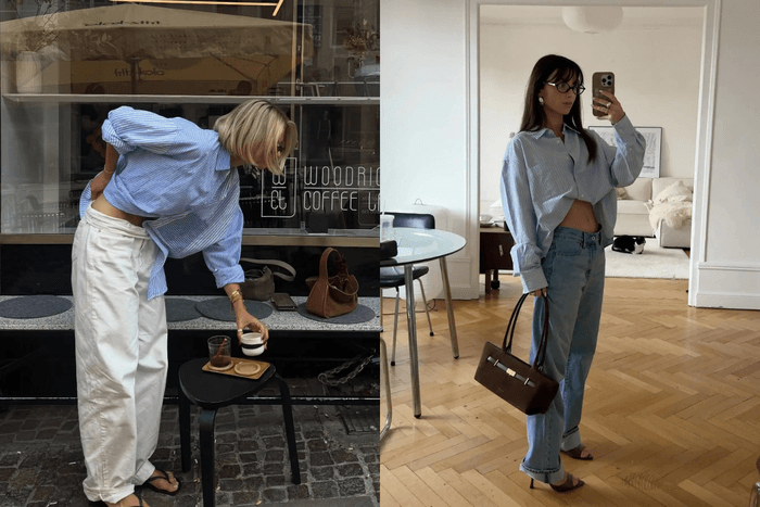 Key pieces for this spring and summer: more effortless than a white shirt, a single blue shirt can instantly elevate your look