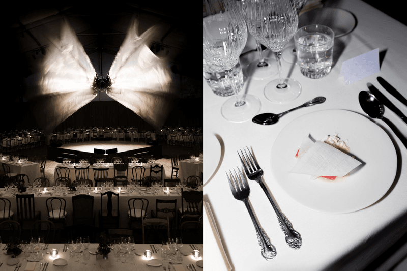 Aspen’s most beautiful dinner is born as WE ARE ONA turns the entire restaurant into an art installation