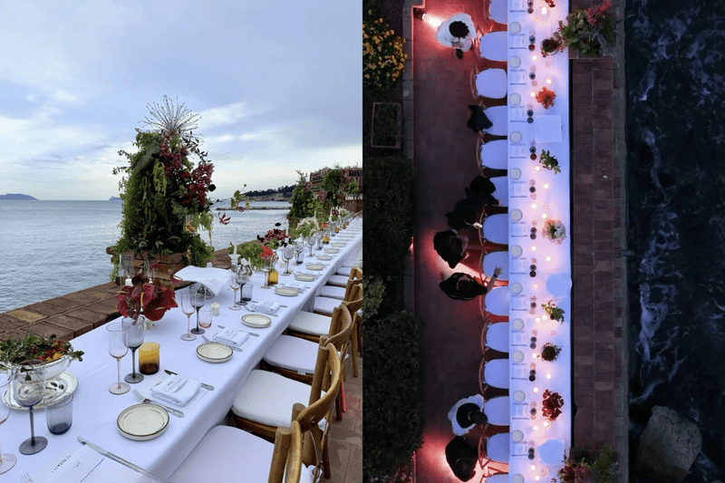 A one-night-only dinner on the Naples coast: Nike teams up with WE ARE ONA to bring the city skyline to the table!