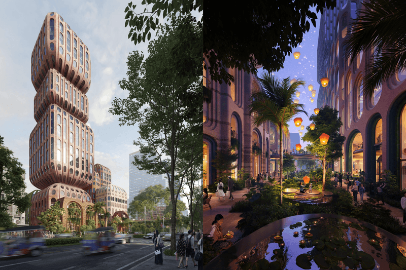 Inspired by traditional Thai lanterns, Bangkok’s new landmark Hatai will light up the skyline in 2027