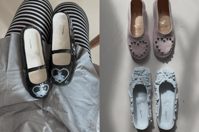 These shoes actually can’t be worn: NIGHTFRUITI turns ballet flats into ceramics!