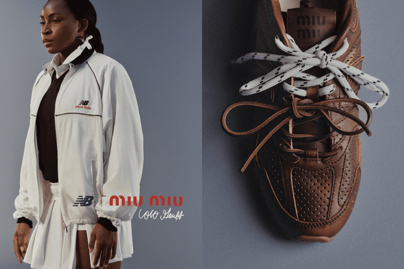 Redefining tennis style with elegance: Miu Miu x New Balance team up again with Coco Gauff