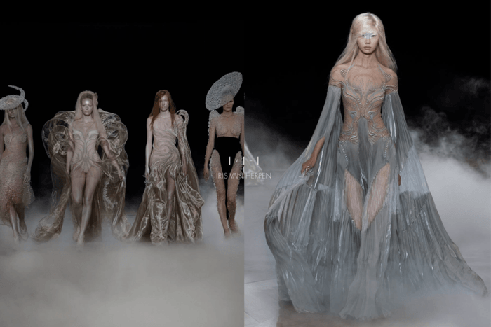 Iris van Herpen becomes a fashion scientist as she wears lightning and plasma in her Fall/Winter haute couture collection