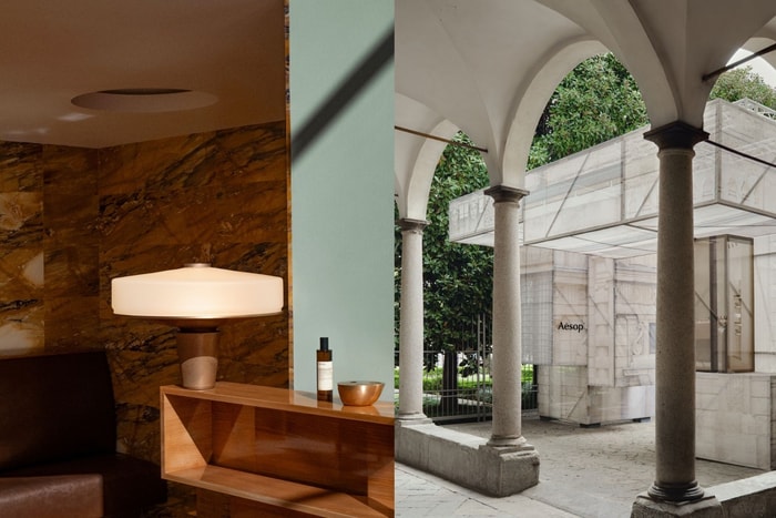 Is Aesop launching limited-edition lighting? Step into an ancient Milanese church for a sensory installation to look forward to