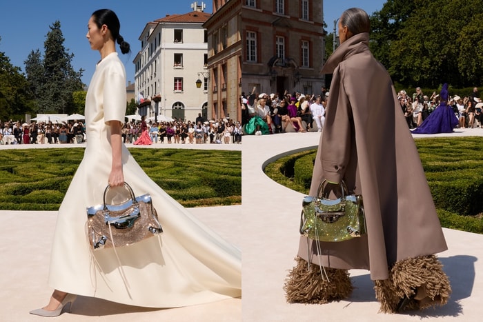 The brightest surprise on the runway: Pierpaolo Piccioli’s first Balenciaga couture collection even turns the classic Motorcycle Bag into pure luxury