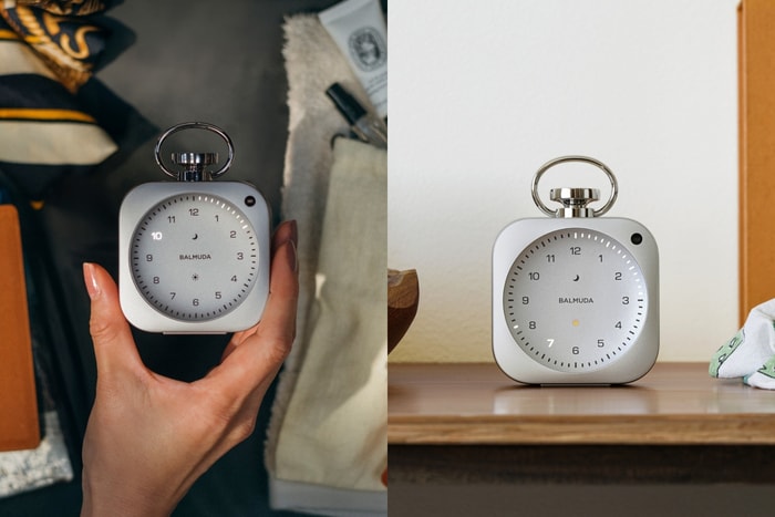 BALMUDA The Clock: A clock where you can’t see the hands, calling in a rainstorm with textured white noise