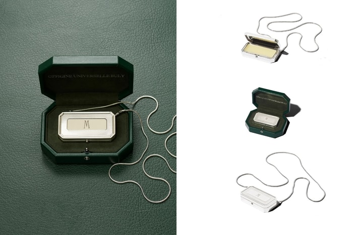 A natural lip balm and a stunning necklace in one: Officine Universelle Buly Metallic Baume des Muses looks like custom jewelry you’ll absolutely want to collect
