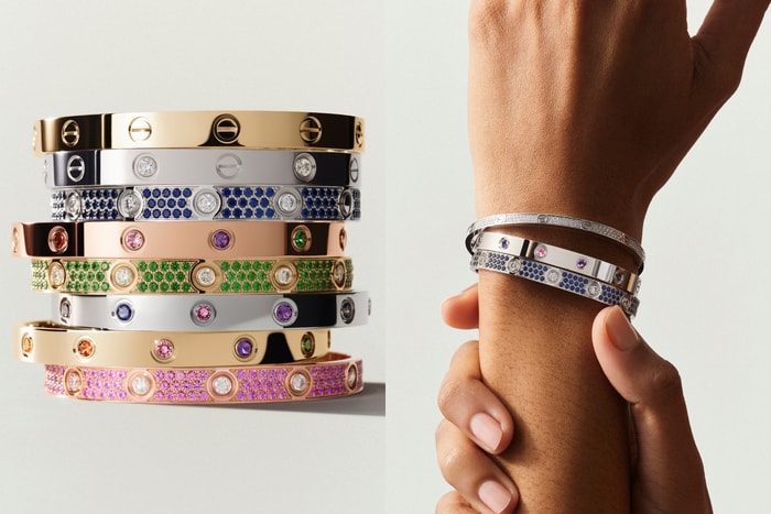 Classic Cartier LOVE bracelet gets a new look with 6 colorful gemstone designs