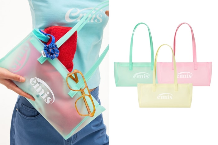 emis is jumping on the trend too! This semi-sheer jelly bag cools down your summer outfits, looks like an accessory but is super practical
