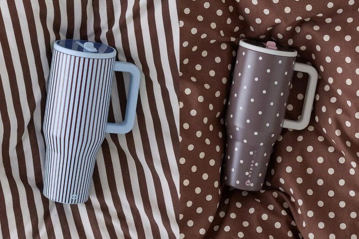 A new favorite has arrived in the water bottle world: the HydroJug 40oz Traveler gets retro stripes, and even UO has sold out online