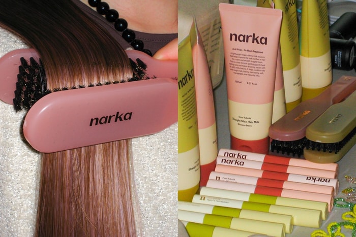 Hair care also comes with its own tools: Korea’s Narka leave-in hair cream rescues heat-damaged strands from frequent styling