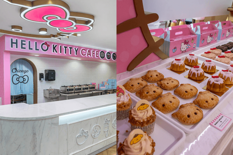 The world’s largest Hello Kitty Café opens! Two floors of pink with desserts and afternoon tea all in one place