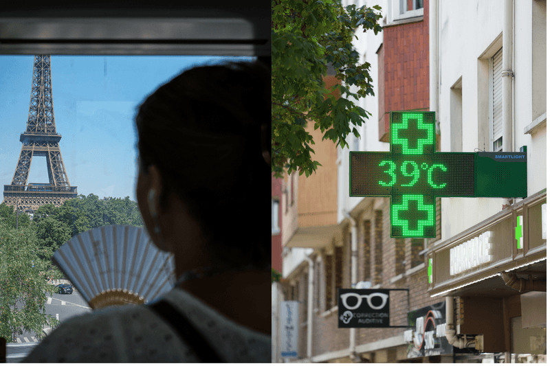 Parisians heading to museums aren’t necessarily there for the exhibitions: free shelter from the 41°C heat wave