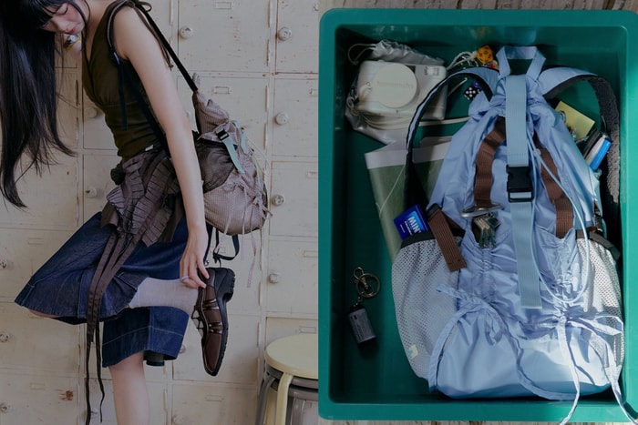 I want both style and practicality: Rockfish’s lightweight bow backpack is the key accessory for this year’s relaxed Korean-girl vibe