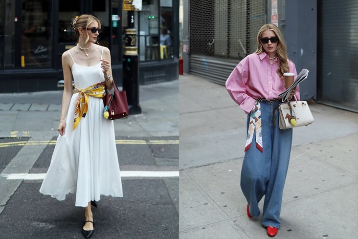 There Are Endless Ways to Style a Silk Scarf: Besides Wearing It Around Your Neck or on Your Head, You Can Also Use It Like This!
