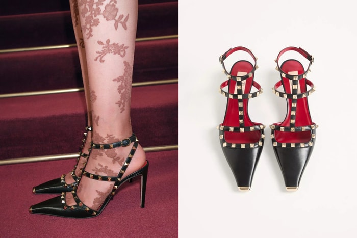 Valentino Rockstud classic studded pumps get an upgrade, and even Anne Hathaway has quietly started wearing them again
