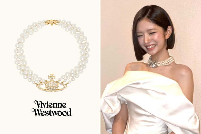 Jennie and Rei’s Vivienne Westwood three-row pearl choker, at a surprisingly accessible price