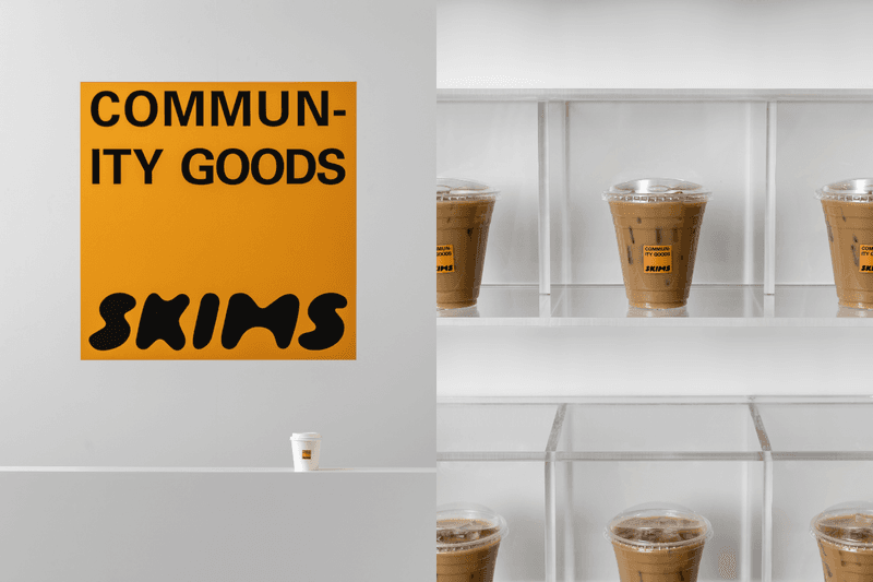 SKIMS isn’t just selling clothes this time! Bringing popular Los Angeles coffee shop Community Goods to New York
