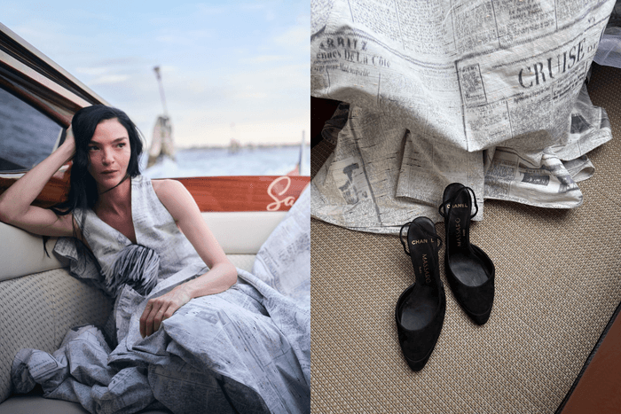 The “new Chanel woman” in Matthieu Blazy’s eyes: Mariacarla Boscono completely transforms classic tweed