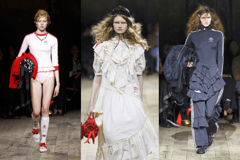 When Sportswear Meets Pearls, Tulle and Ballet: Simone Rocha x adidas Originals Makes a Surprise Debut at London Fashion Week