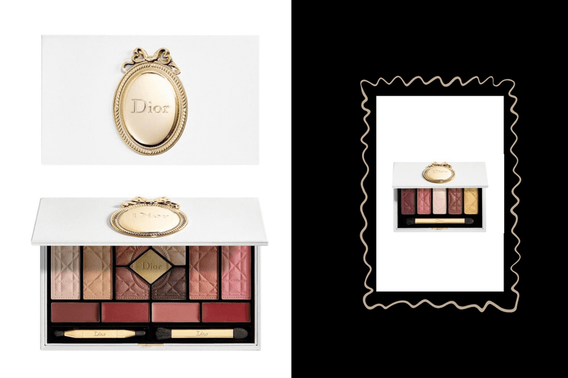 Too pretty to use: Dior holiday makeup in pure white bow-wrapped packaging with 13-shade luxury palette in one