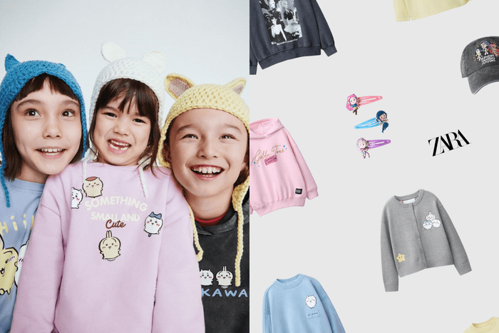 Two collabs dropping at once: Zara x Chiikawa and K-Pop Demon Hunters are making little fans’ eyes light up!