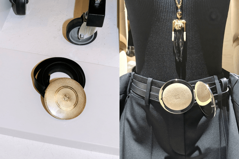 Open the Belt Buckle to Find a Mirror! Givenchy Brings the Powder Compact to Your Waist