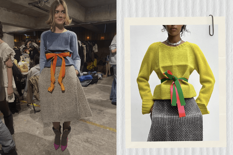 Wrap Yourself Up as a Gift: Designer Matteo Dunkley Turns Knitwear into Ribbon-Tied Gift Boxes