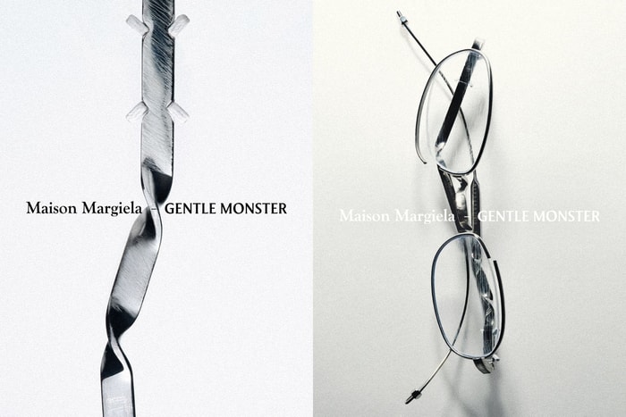 Maison Margiela and Gentle Monster's Fourth Collaboration: The Four White Stitches on the Temples Look Like They Are Floating