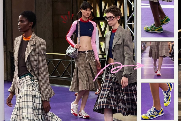 It’s not the 530 this time: Miu Miu’s new collaboration eyes a 90s runner, making the RC150 look so light