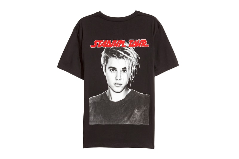 H&M Justin Bieber New Purpose Tour Merch Merchandise Veste Blouson